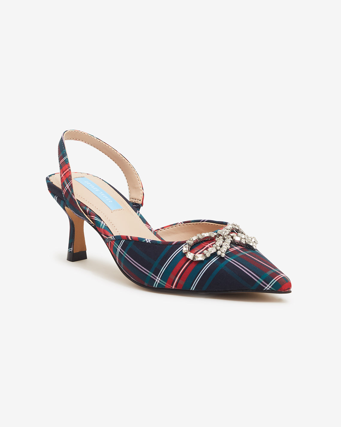 red dress blue heels Women's Fashion Photo: fashion