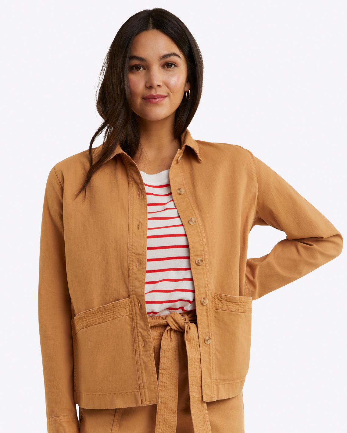 Utility Jacket in Cotton Twill – Draper James - Main Image
