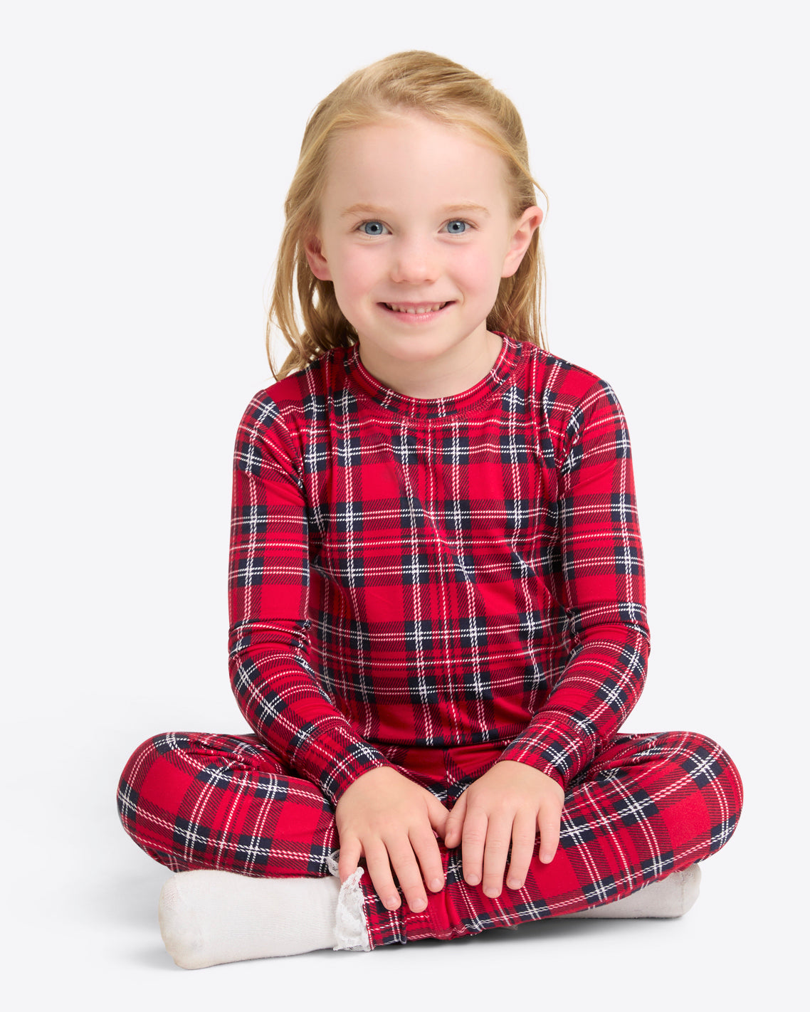 Kids Crewneck Pajama Set in Angie Plaid – Draper James