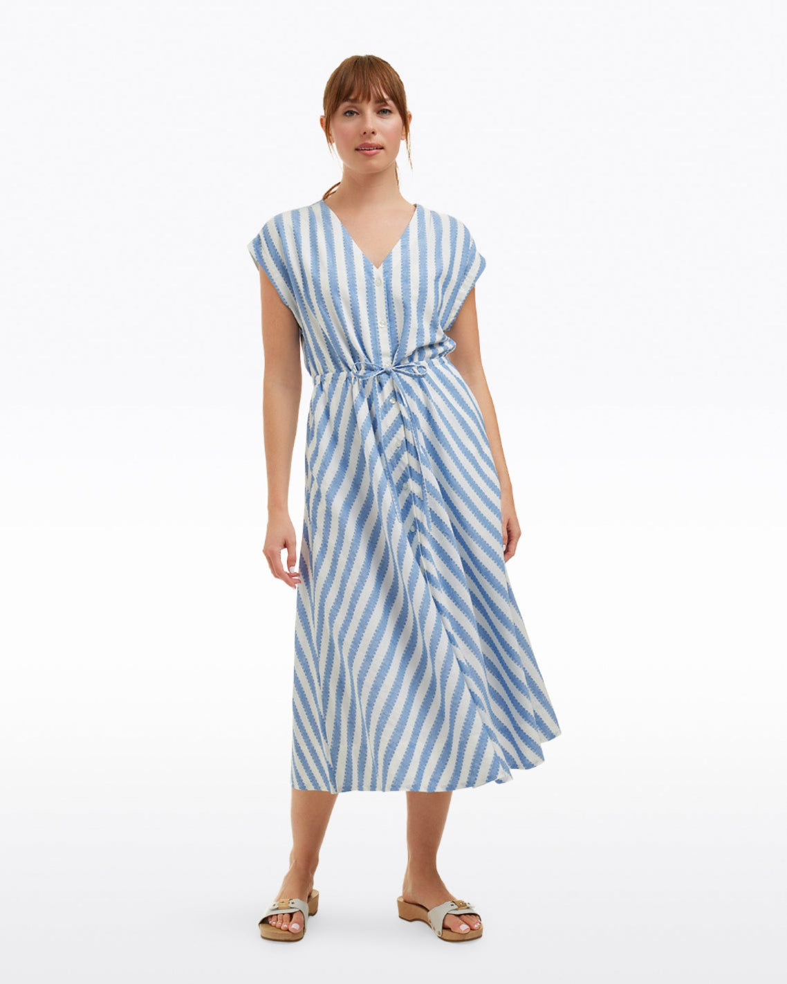 Draper James Haven Short Sleeve Midi Shirtdress Draper James Haven Short Sleeve Midi Shirtdress
