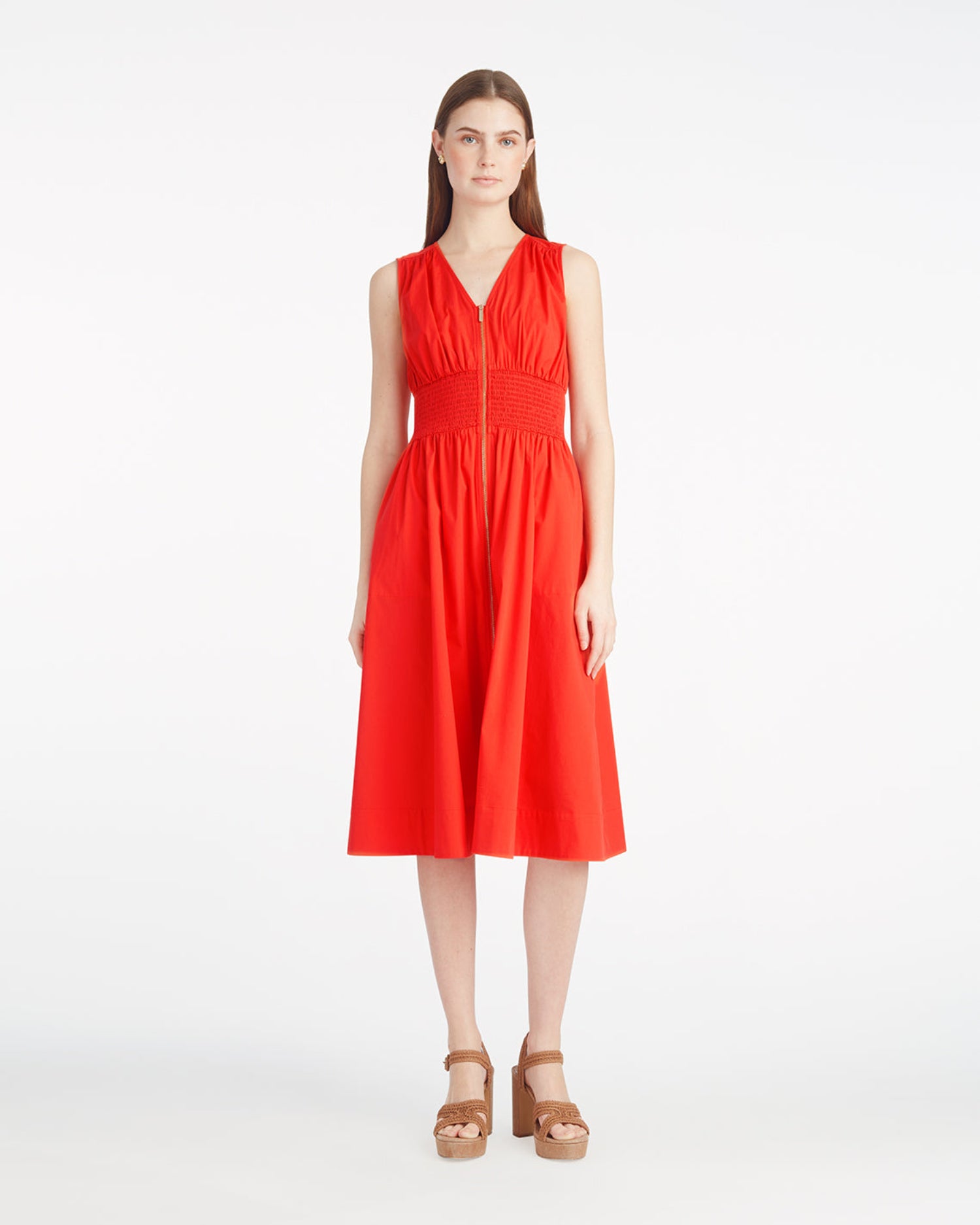 Amber Smocked Waist Midi Dress | Draper James Dresses Amber Smocked Waist Midi Dress | Draper James Dresses
