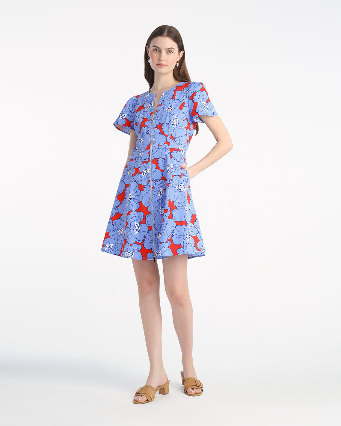 Mae Love Circle Mini Dress in Floating Floral Draper James Mae Love Circle Mini Dress in Floating Floral Draper James