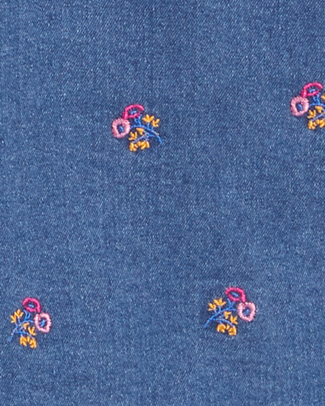 Kick Flare Jeans in Embroidered Posy