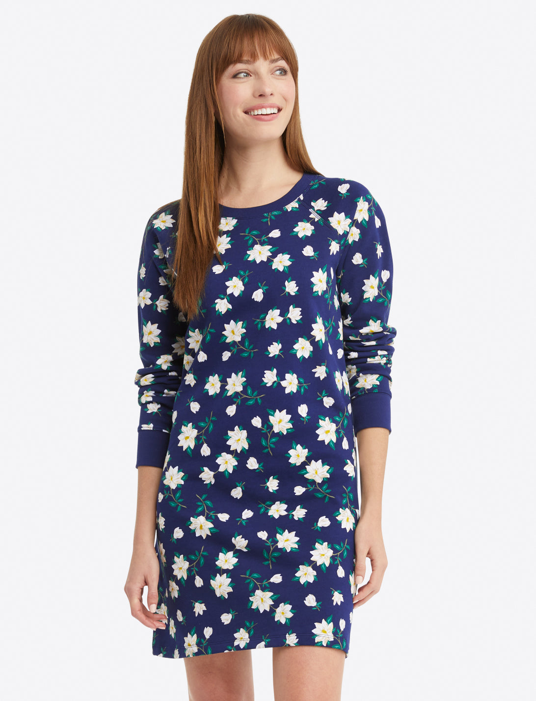 Natalie Sweatshirt Dress in Magnolia