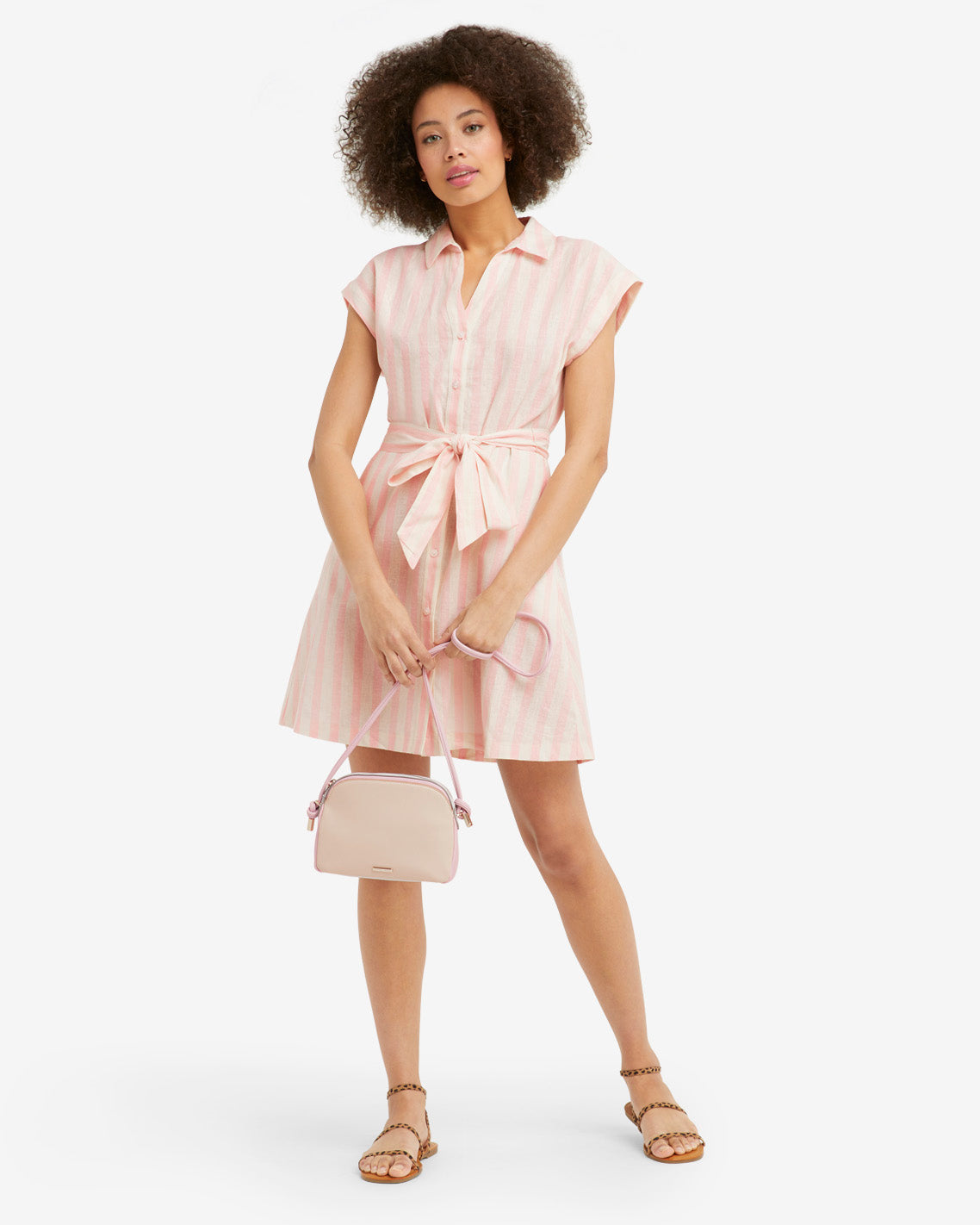 Trisha Shirtdress in Pink Cabana Stripe – Draper James