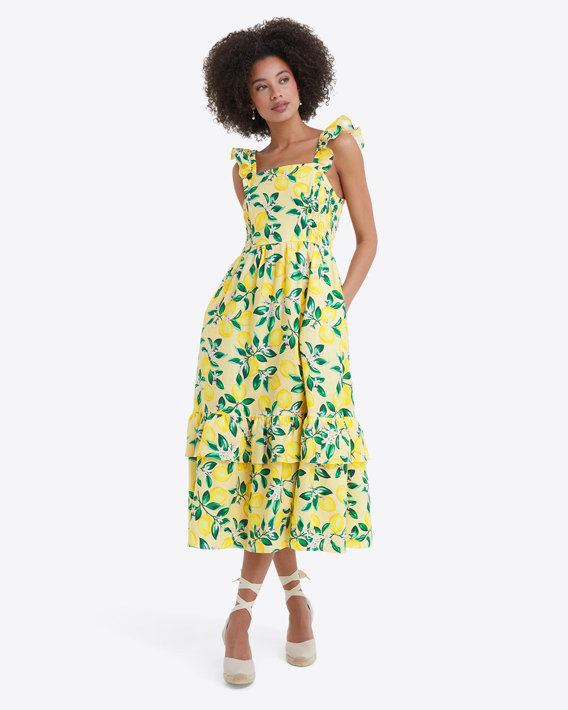 春色3カラー✧ 【週末限定価格】Capri Mermaid Dress / lemon