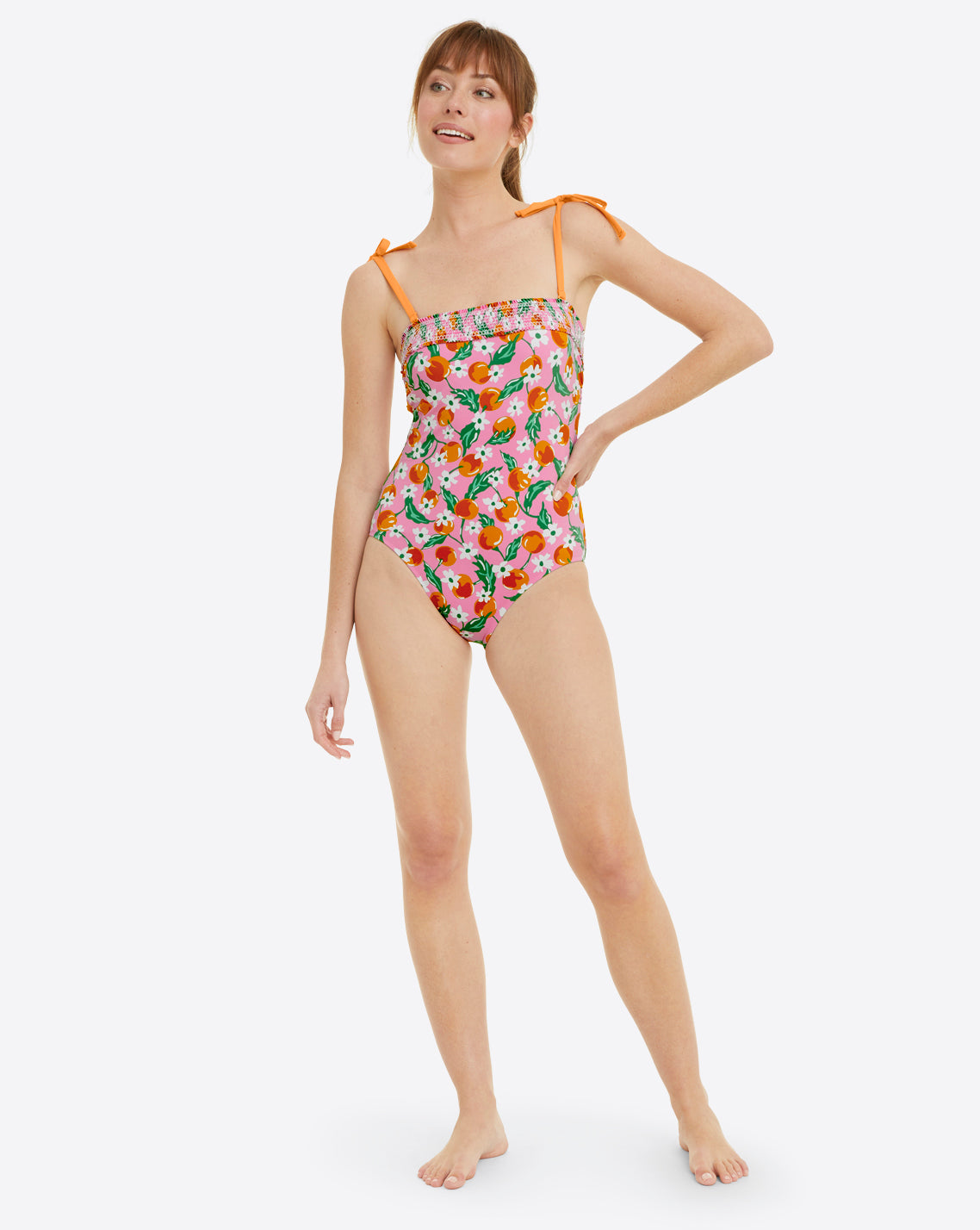Floral Swim Bottoms - Women's Full Coverage Swimwear