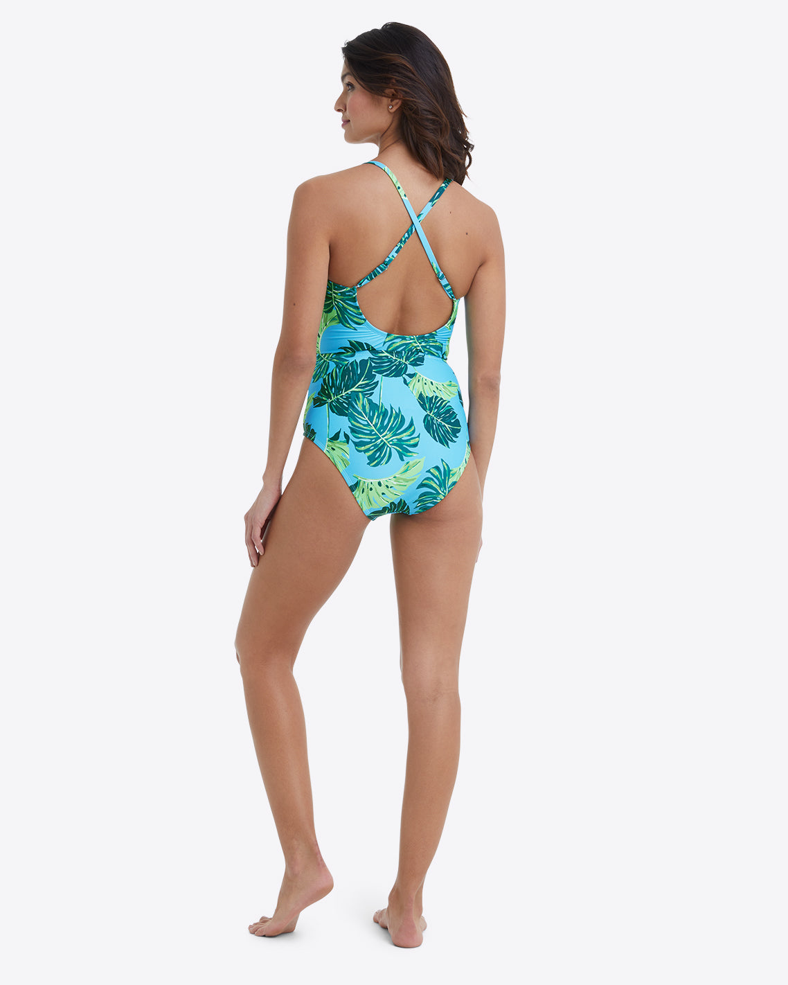One Piece Swimsuit in Monstera Floral – Draper James