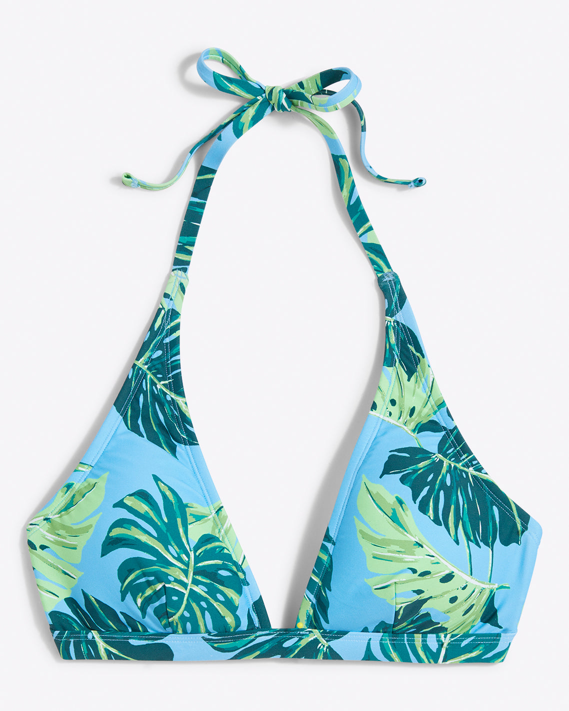 Floral Plus Size Halter Tankini Top & Reviews - Blue - Sustainable
