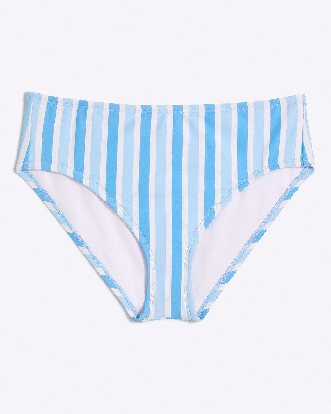 Blue & White Stripe Bikini Bottoms - Matalan