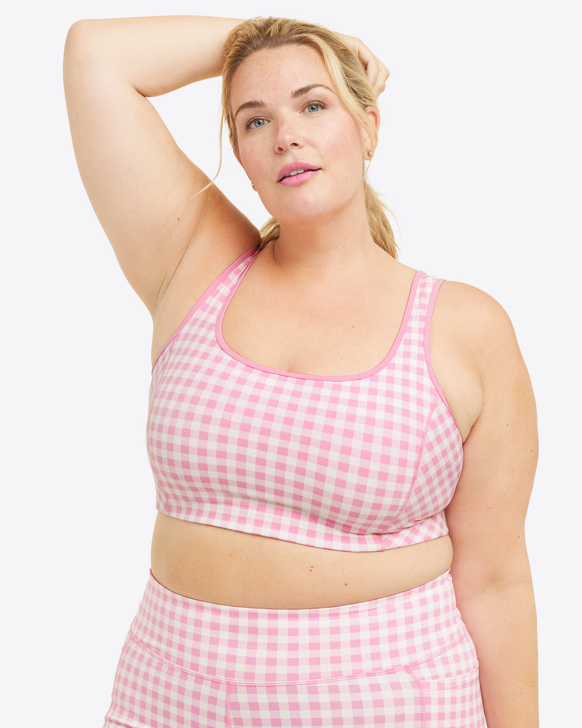 Year Of Ours Gingham Pinup Sports Bra