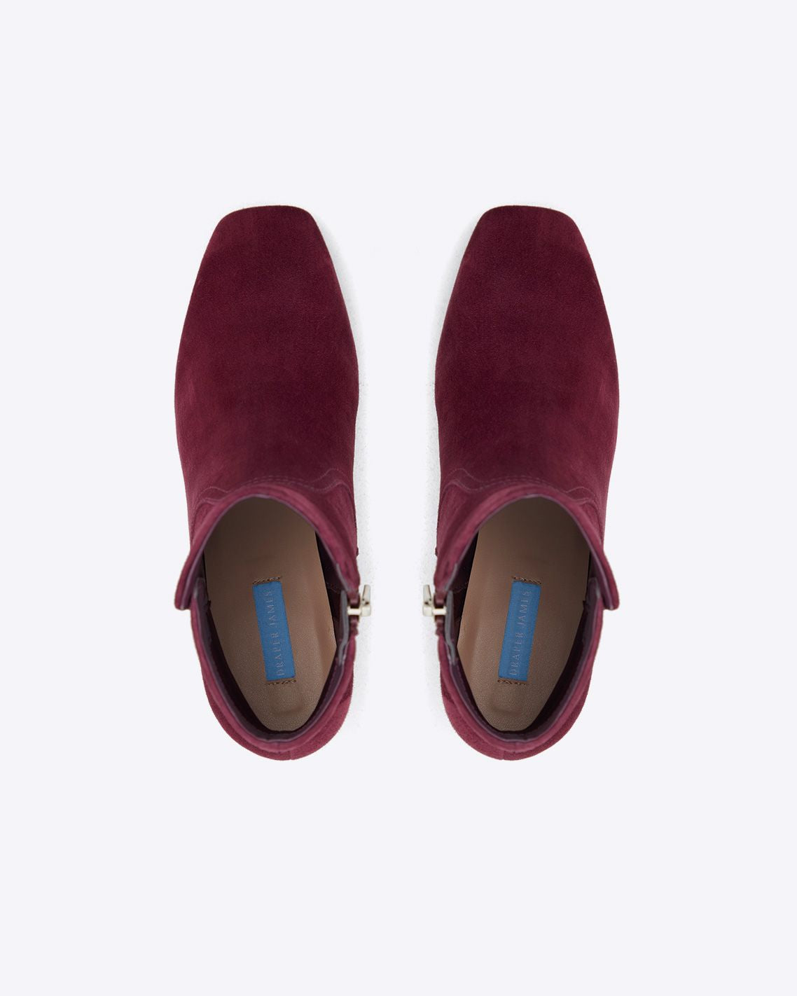 Burgundy booties clearance