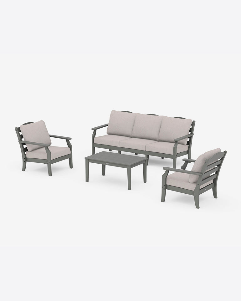 Savannah 4-Piece Deep Seating Set with Sofa