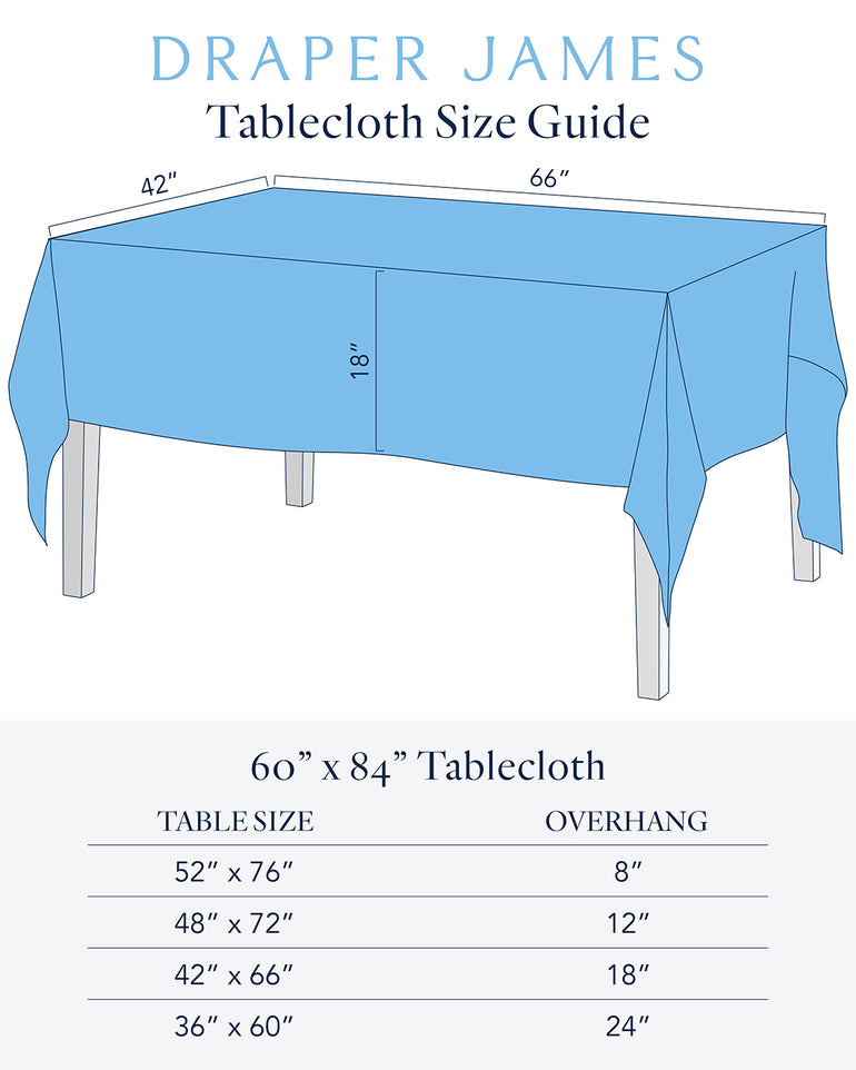 Woven Tablecloth in Natural 60x84