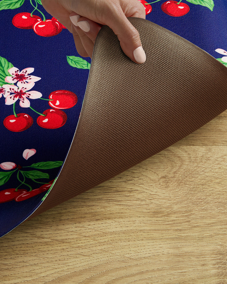 Cherry Blossom Kitchen Mat