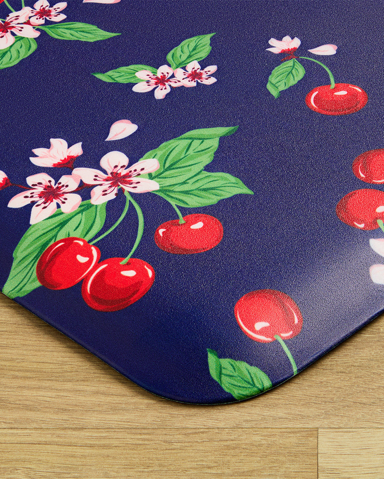 Cherry Blossom Kitchen Mat
