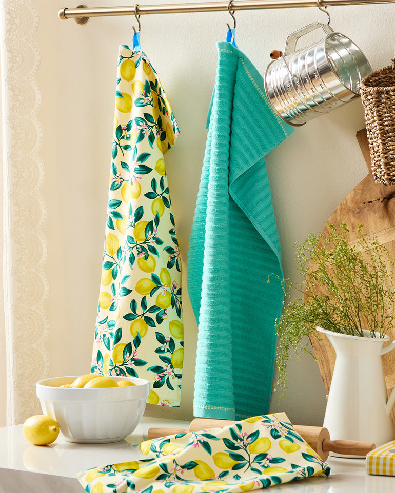 Lemon Blossom Kitchen Towel Set