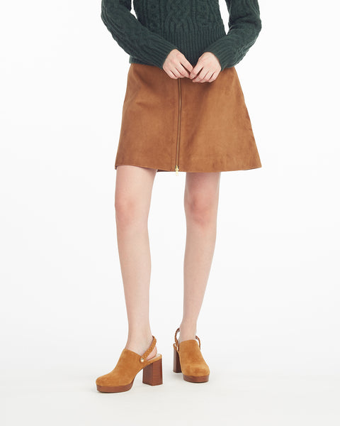Suede Mini Skirt – Draper James