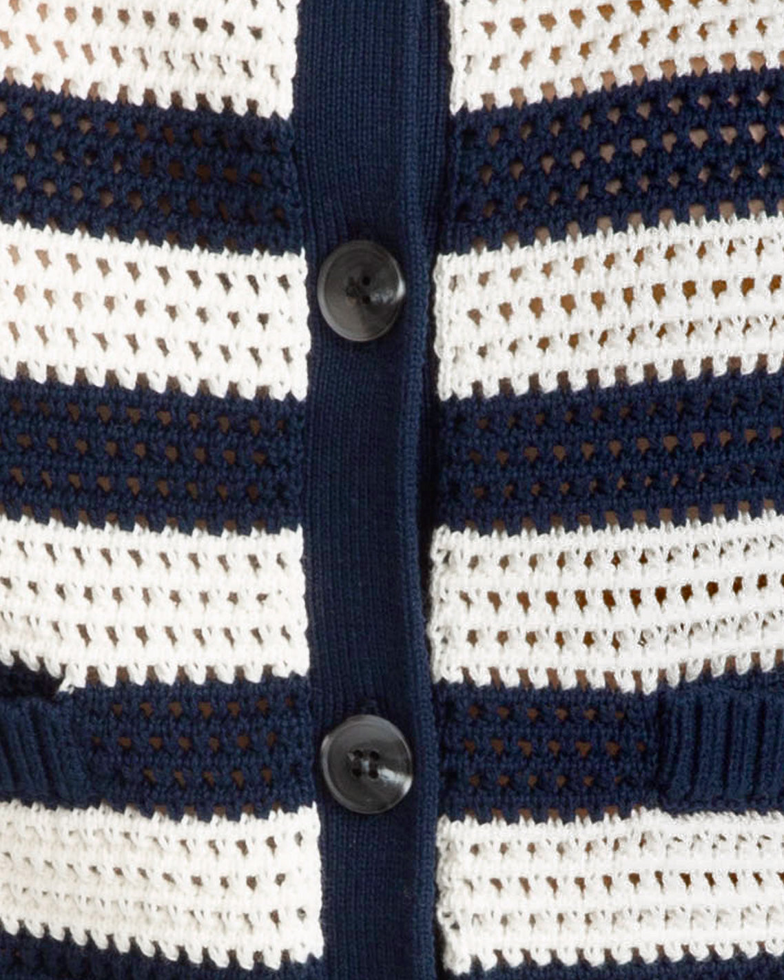 Blue & White SS Cardigan