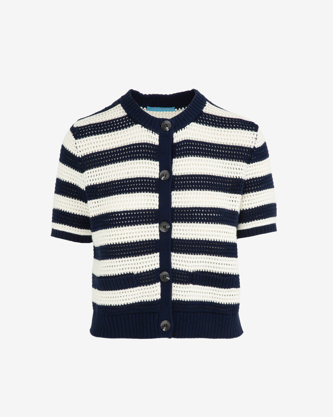 Blue & White SS Cardigan