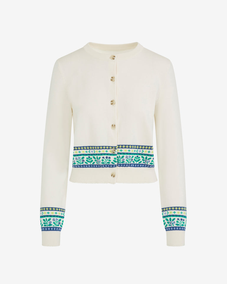 Printed Cardigan