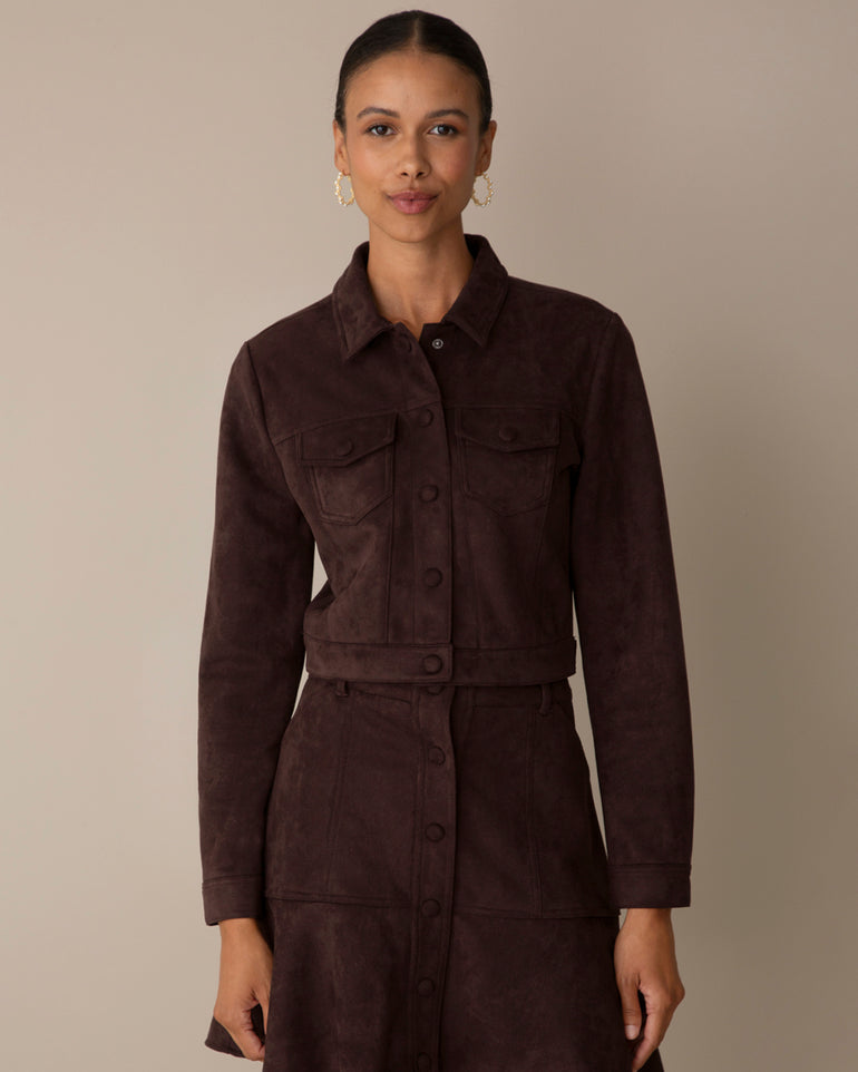 Jacket in Chocolate