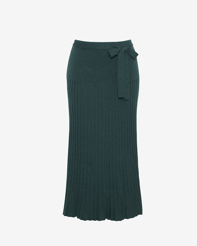 Luxe Pleated Maxi Skirt