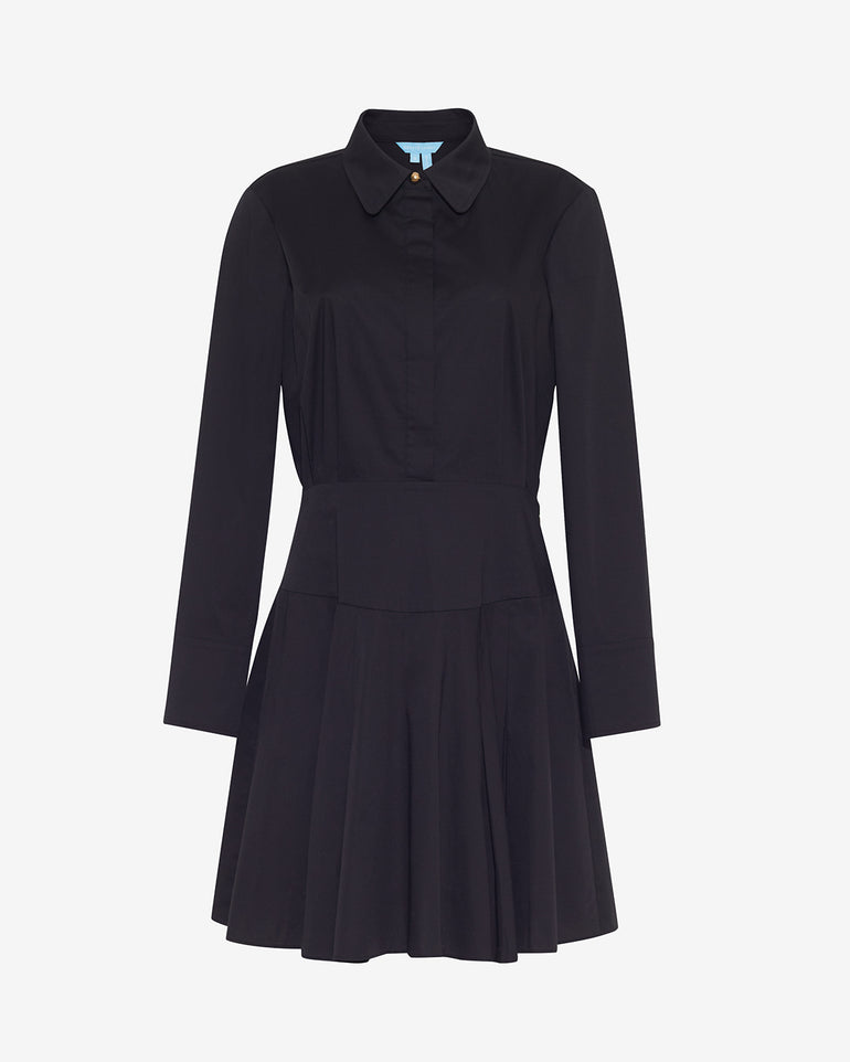 Mia Mini Dress in Stretch Cotton Poplin