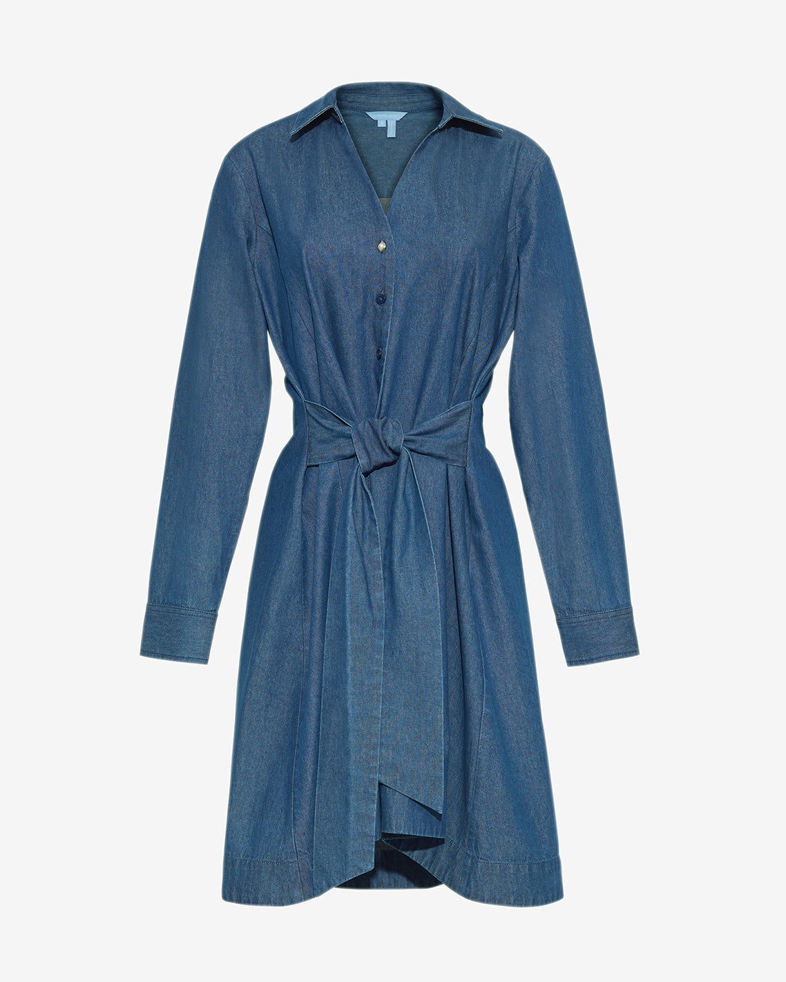 Layla Shirtdress in Dark Wash Chambray – Draper James