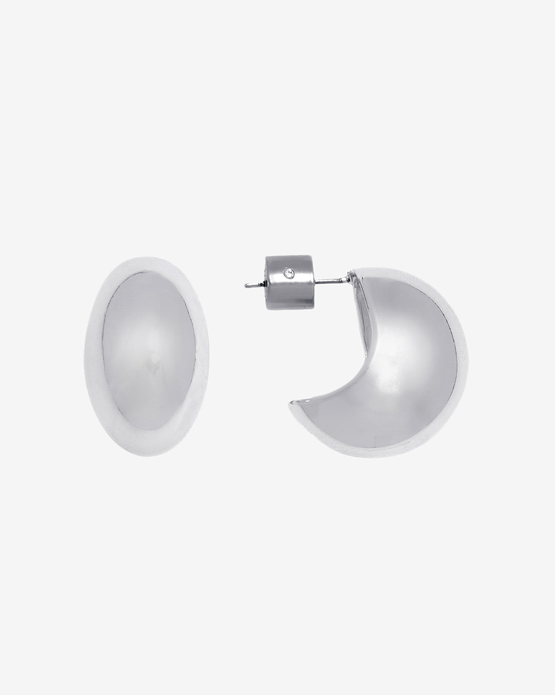 Domed Stud in Silver