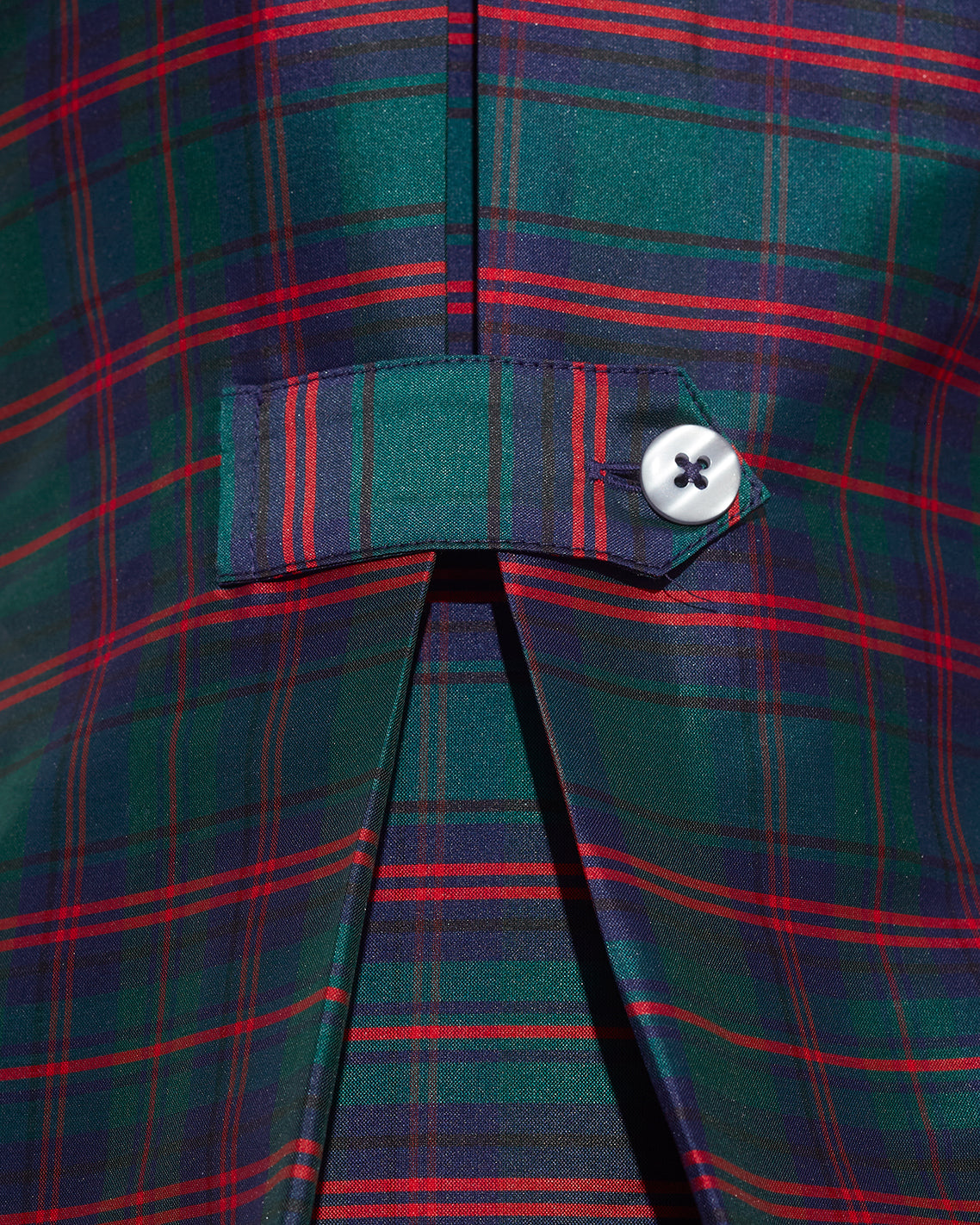 Layla Mini Shirtdress in Plaid