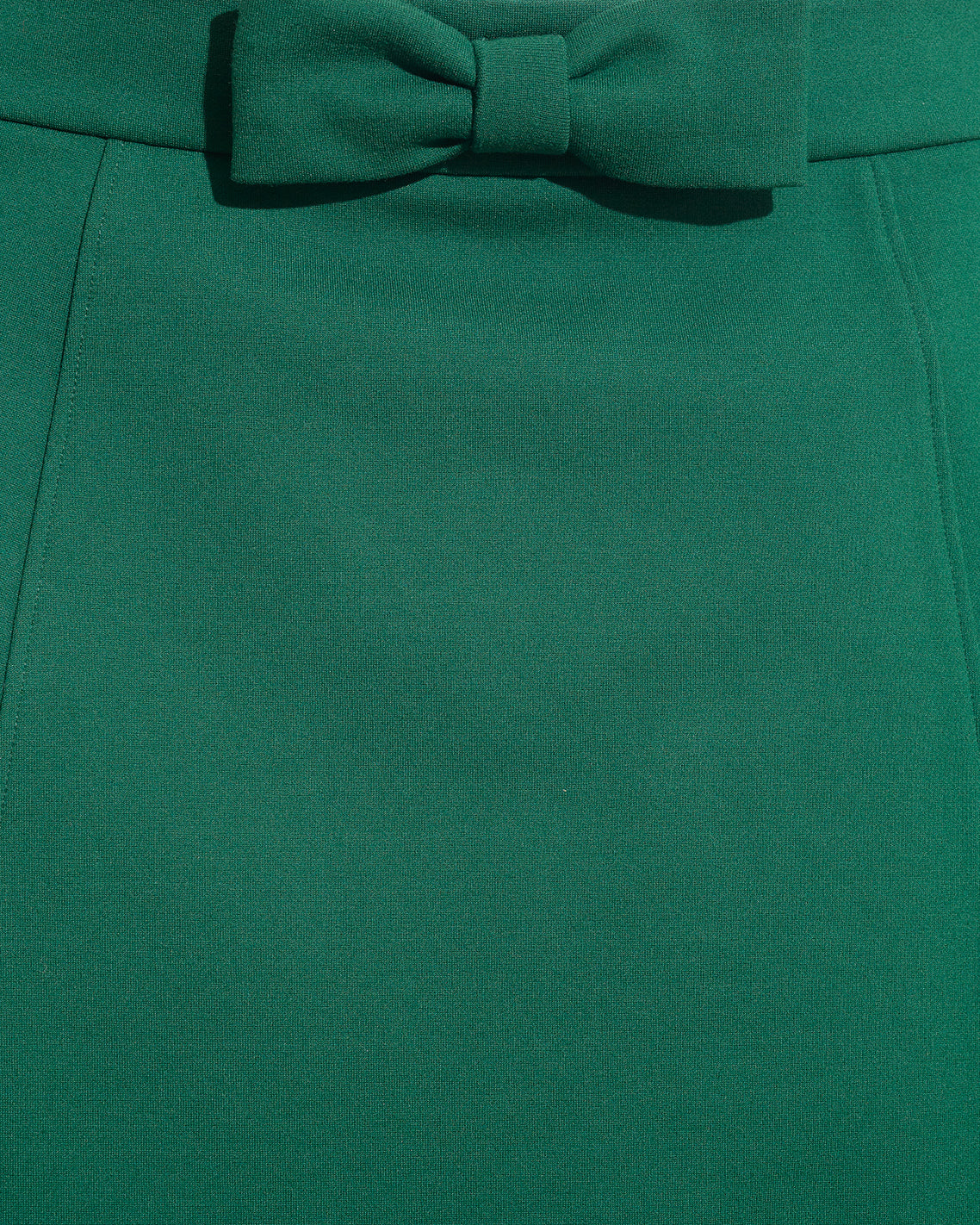 Mini Skirt in Evergreen Ponte