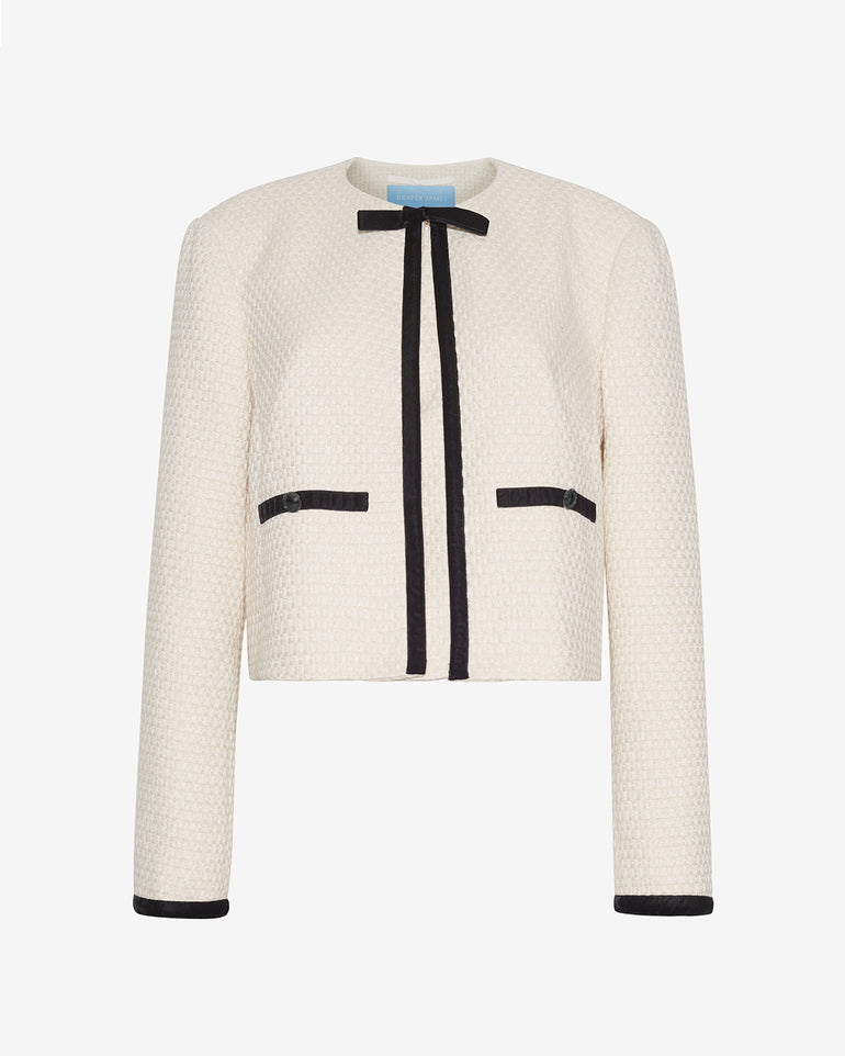 Tweed Jacket in Vanilla