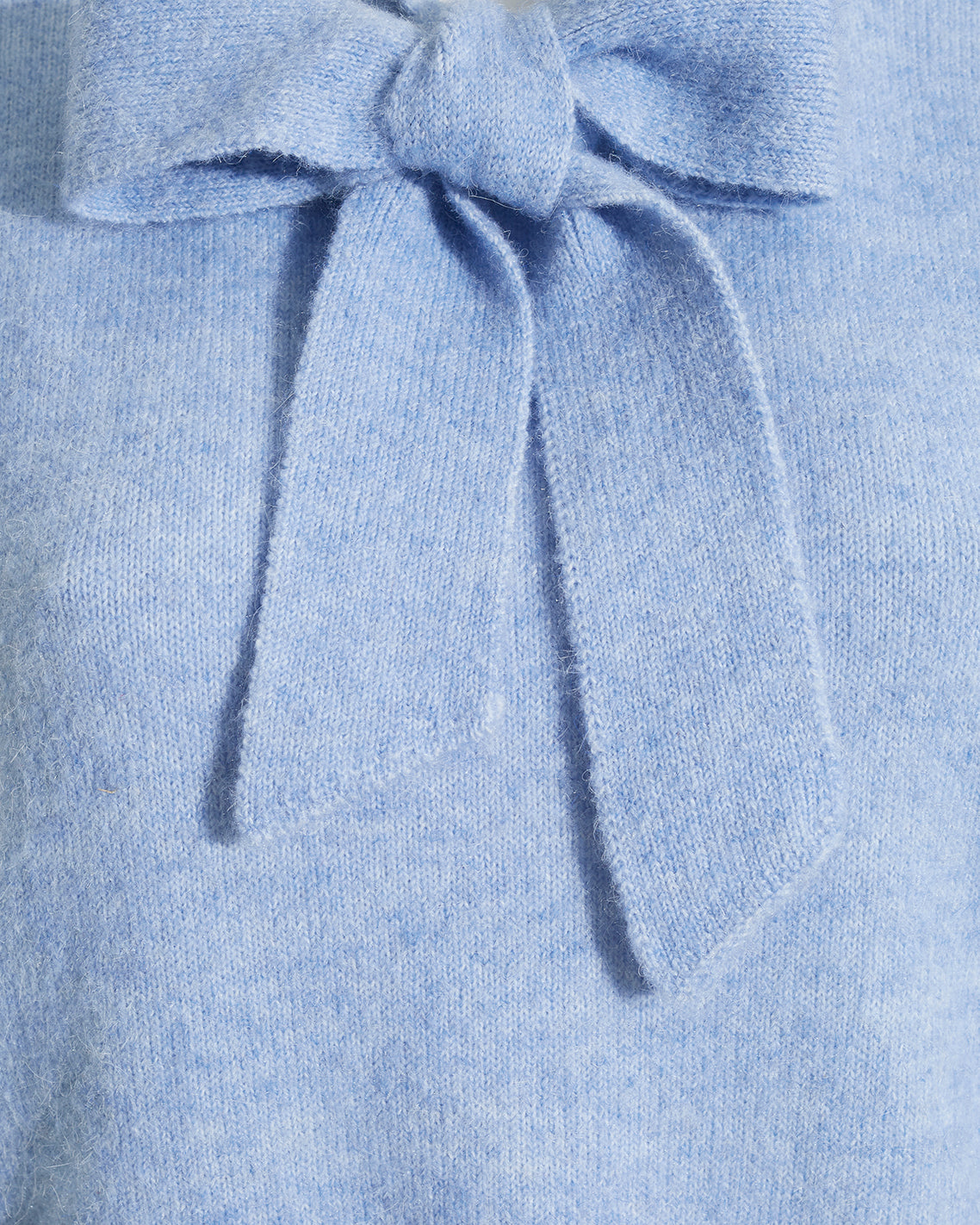 Bow Sweater in Light Blue
