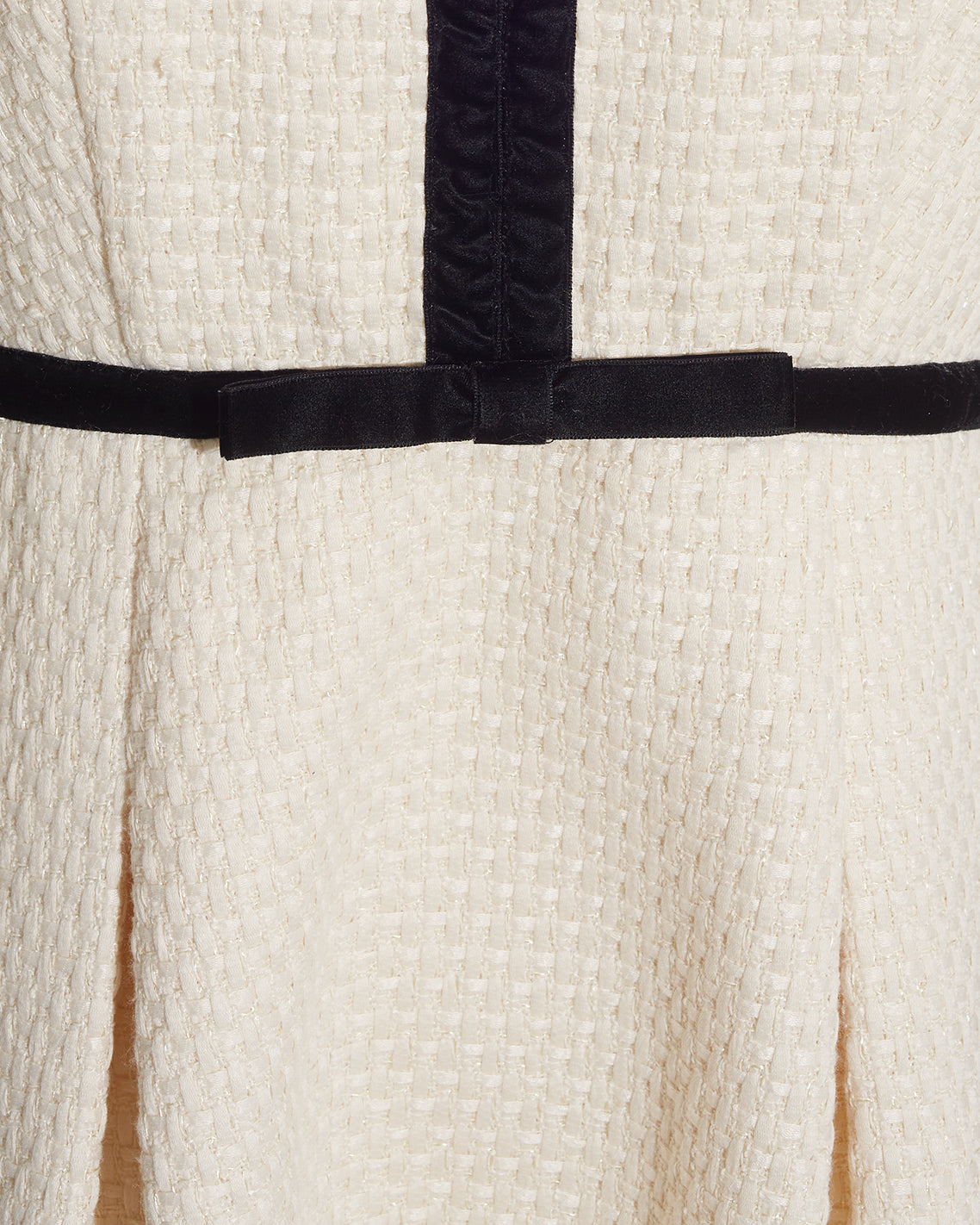 Sarabeth Tweed Mini Dress in Vanilla