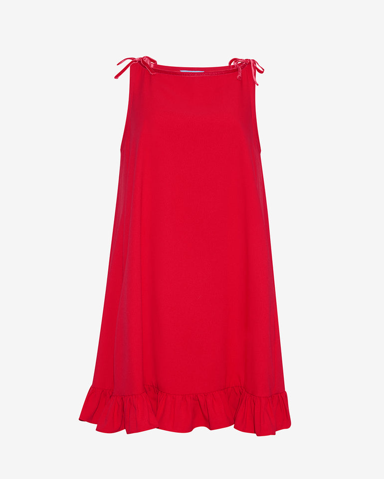 Alora Sleeveless Dress in Berry