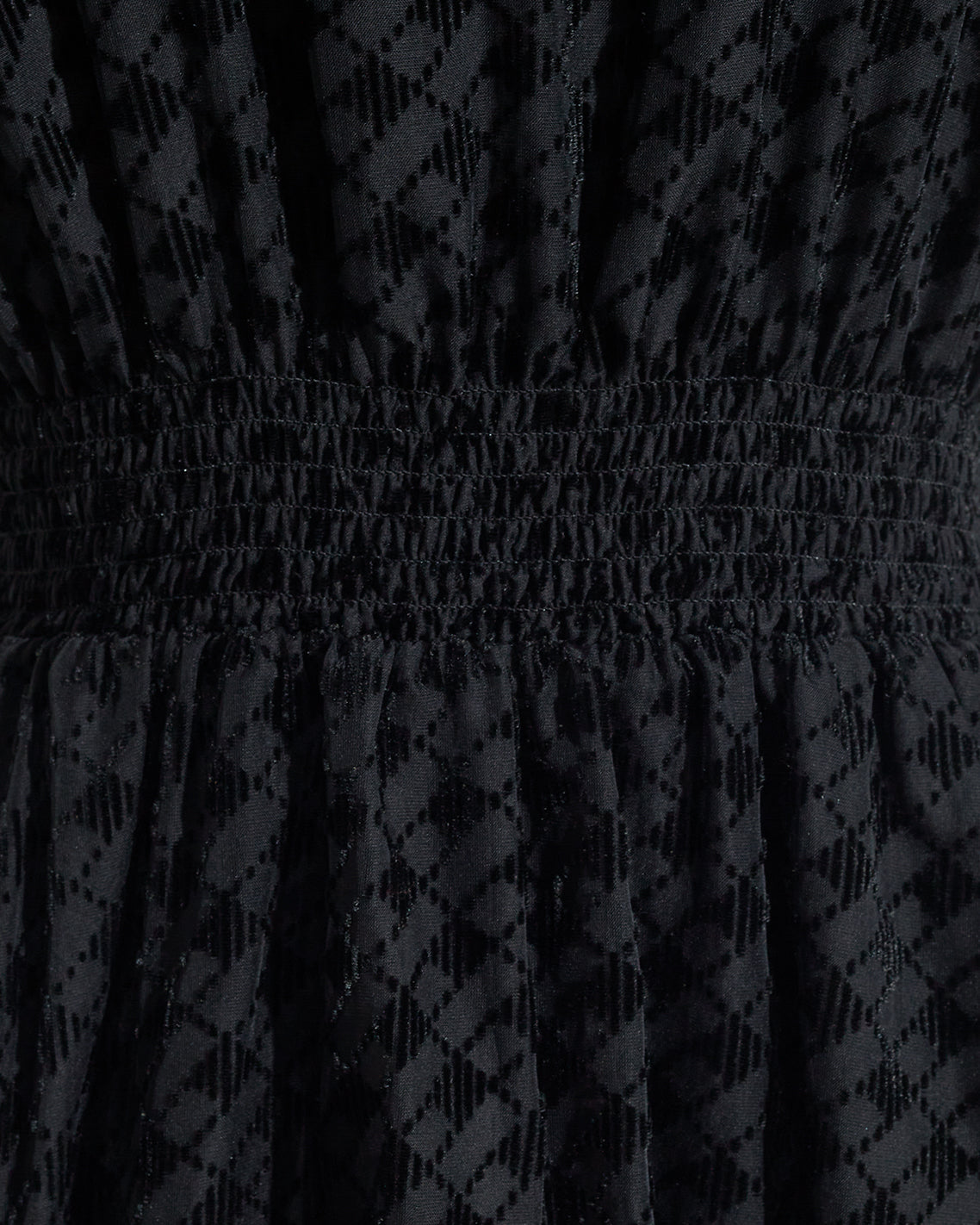 Alana Tiered Mini Dress in Velvet Burnout