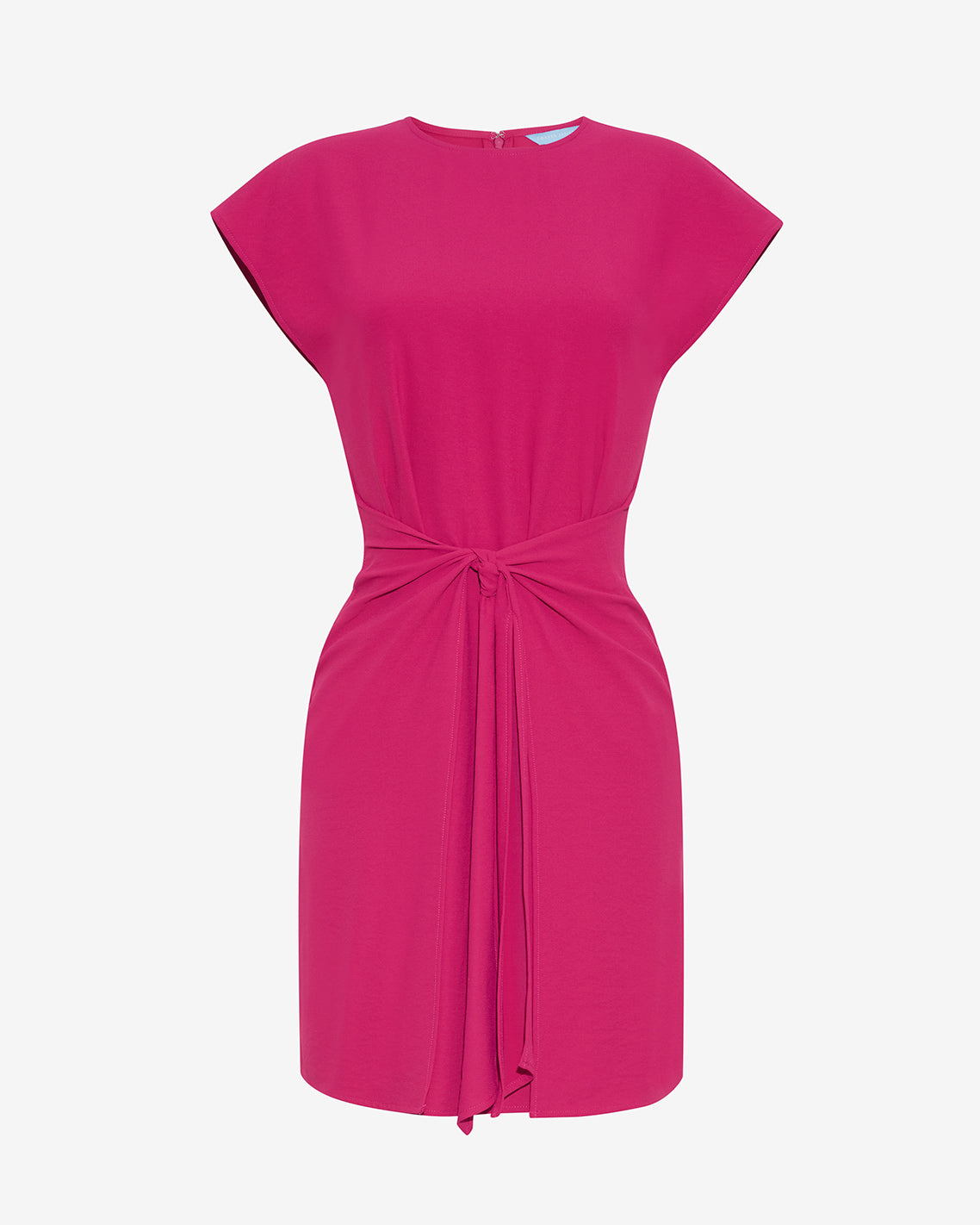Scarlet Mini Wrap Dress in Cranberry