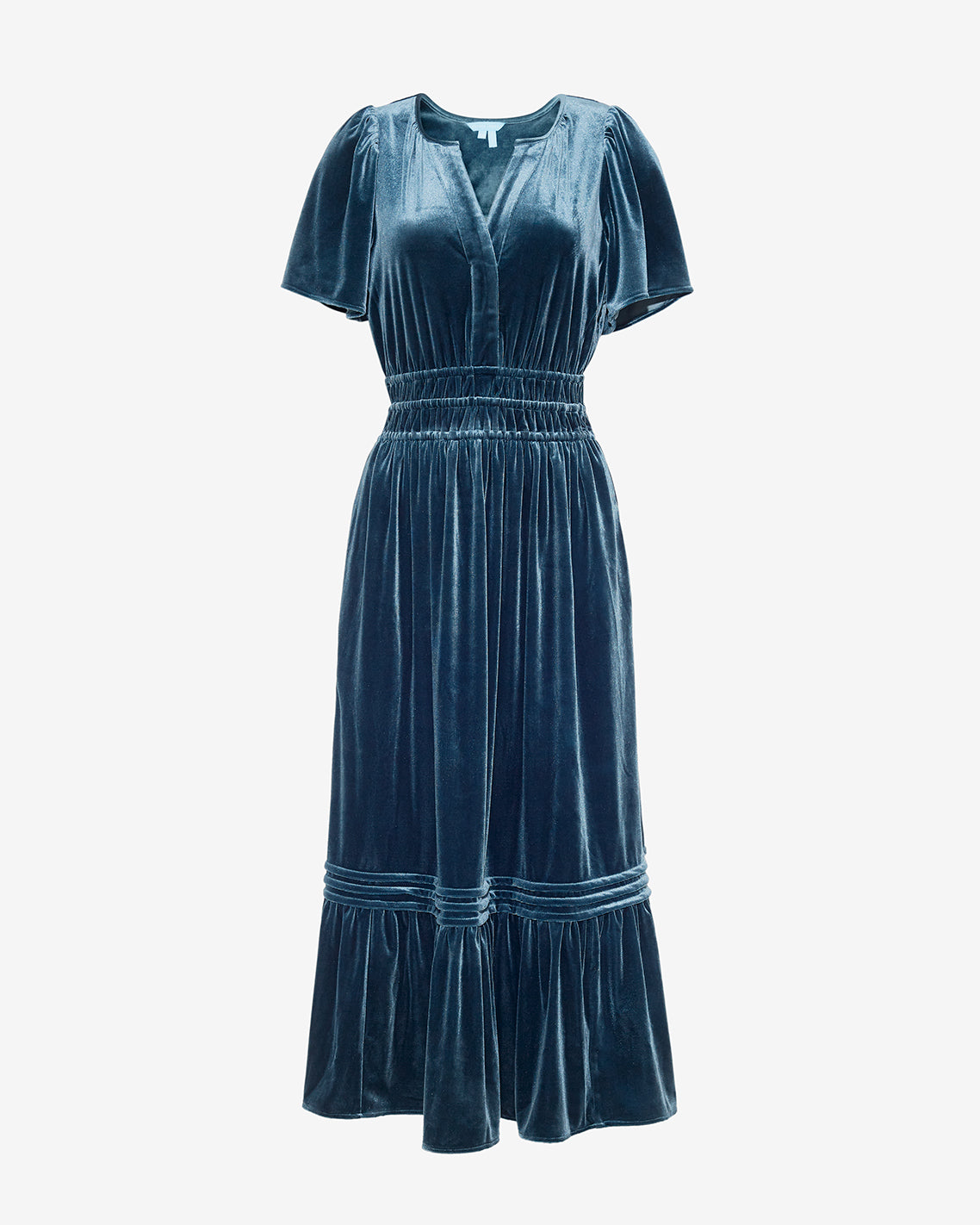 Hollie Midi Dress in Evergreen