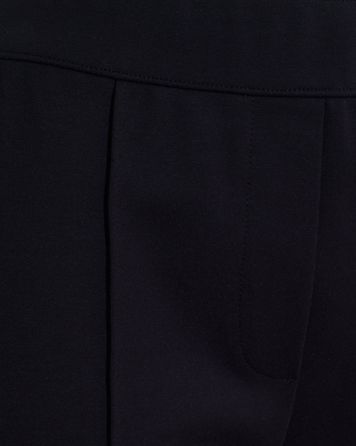 Trousers with Feather Trim