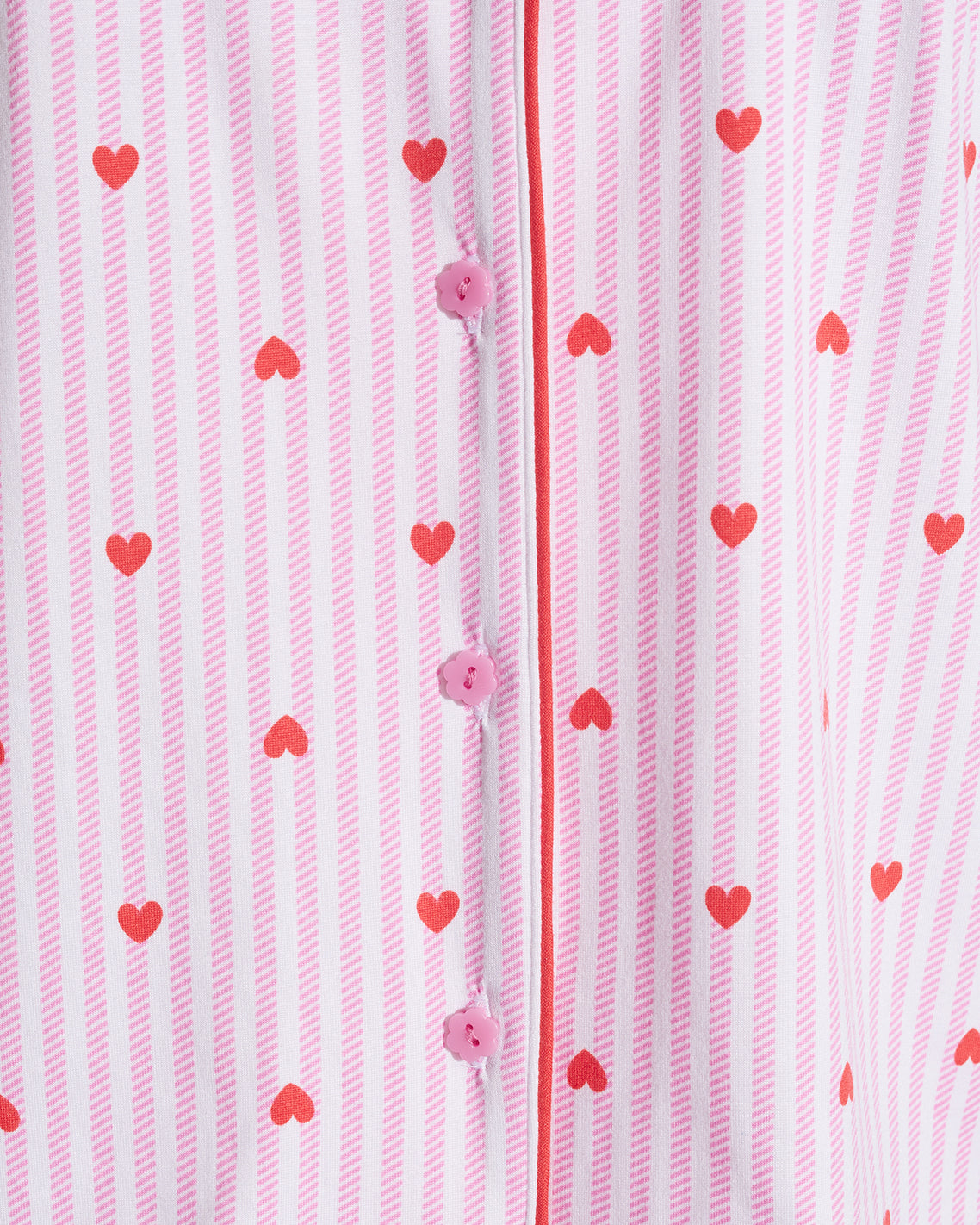 Linda Pajama Set in Sweetheart Stripes