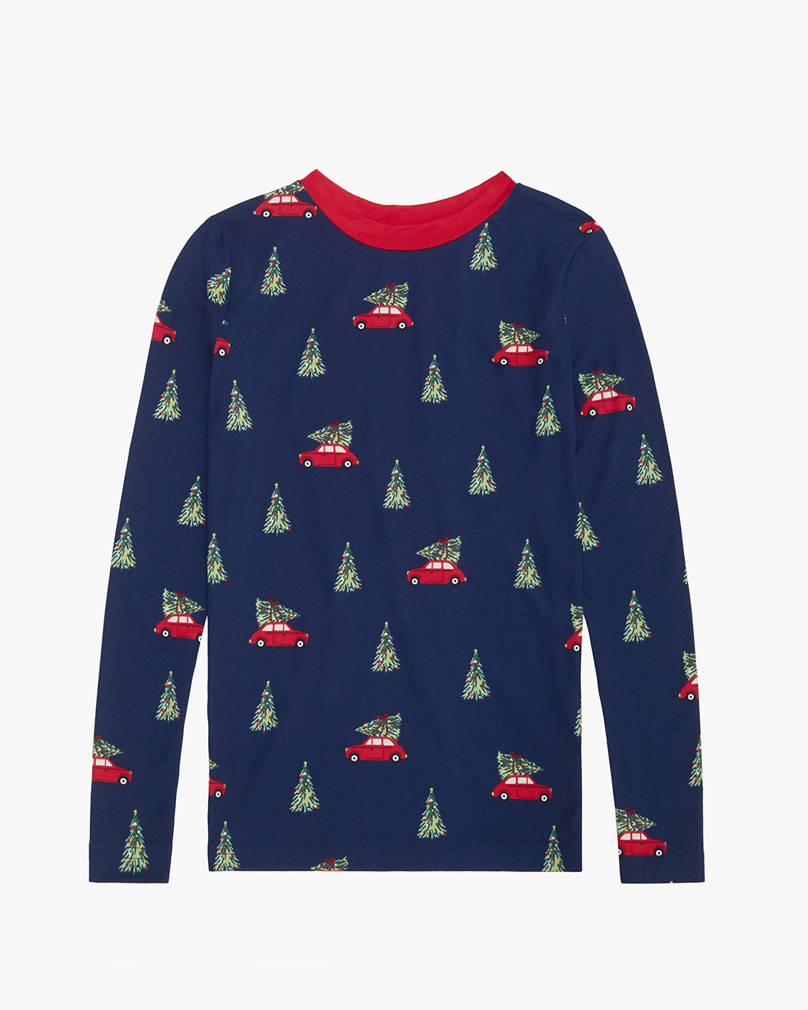 Kid's Pajama Set in Holiday Trees