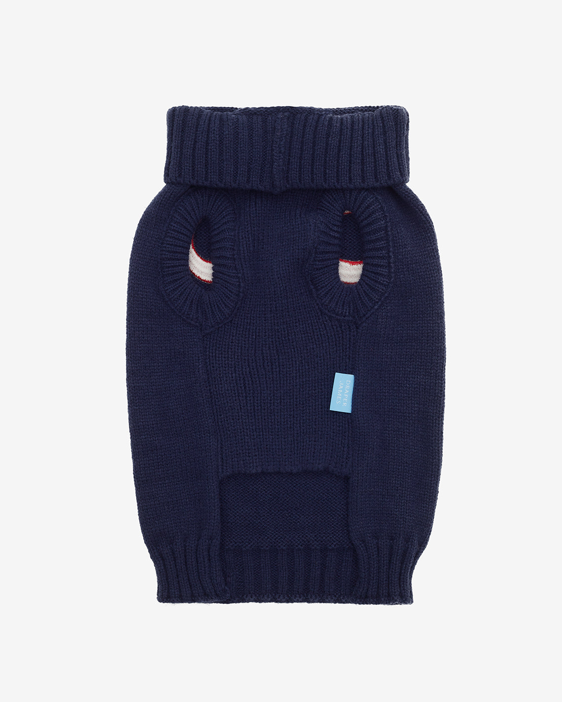 Blue Embellished Bow Dog Sweater