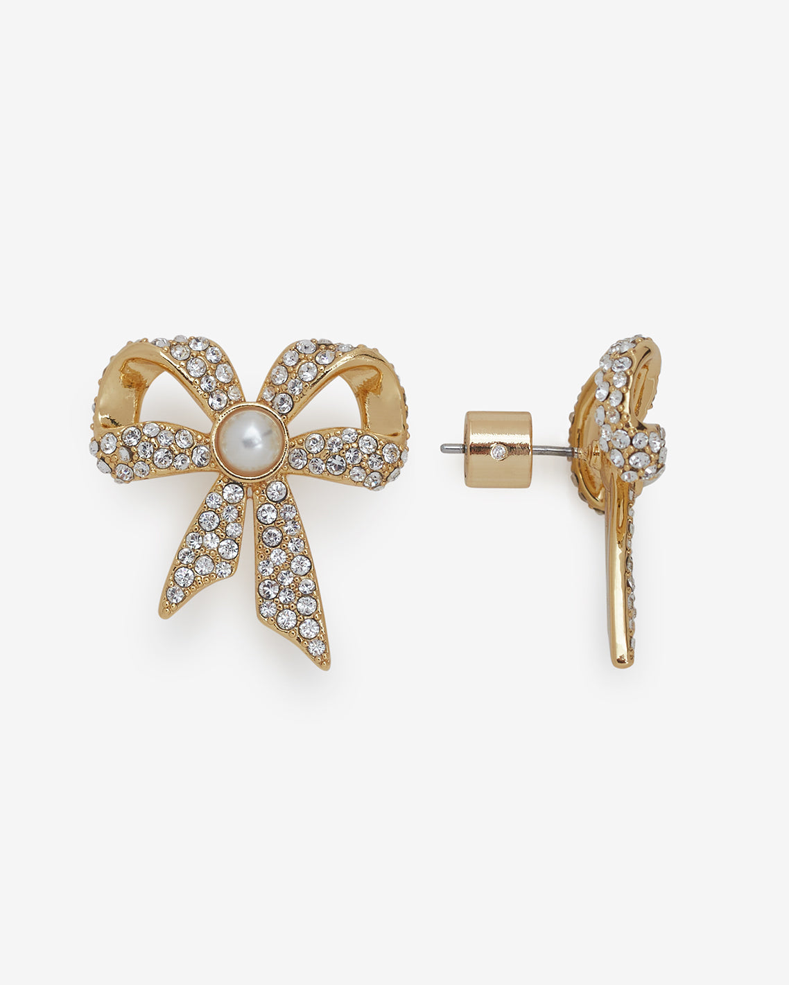 Bow Pave Studs