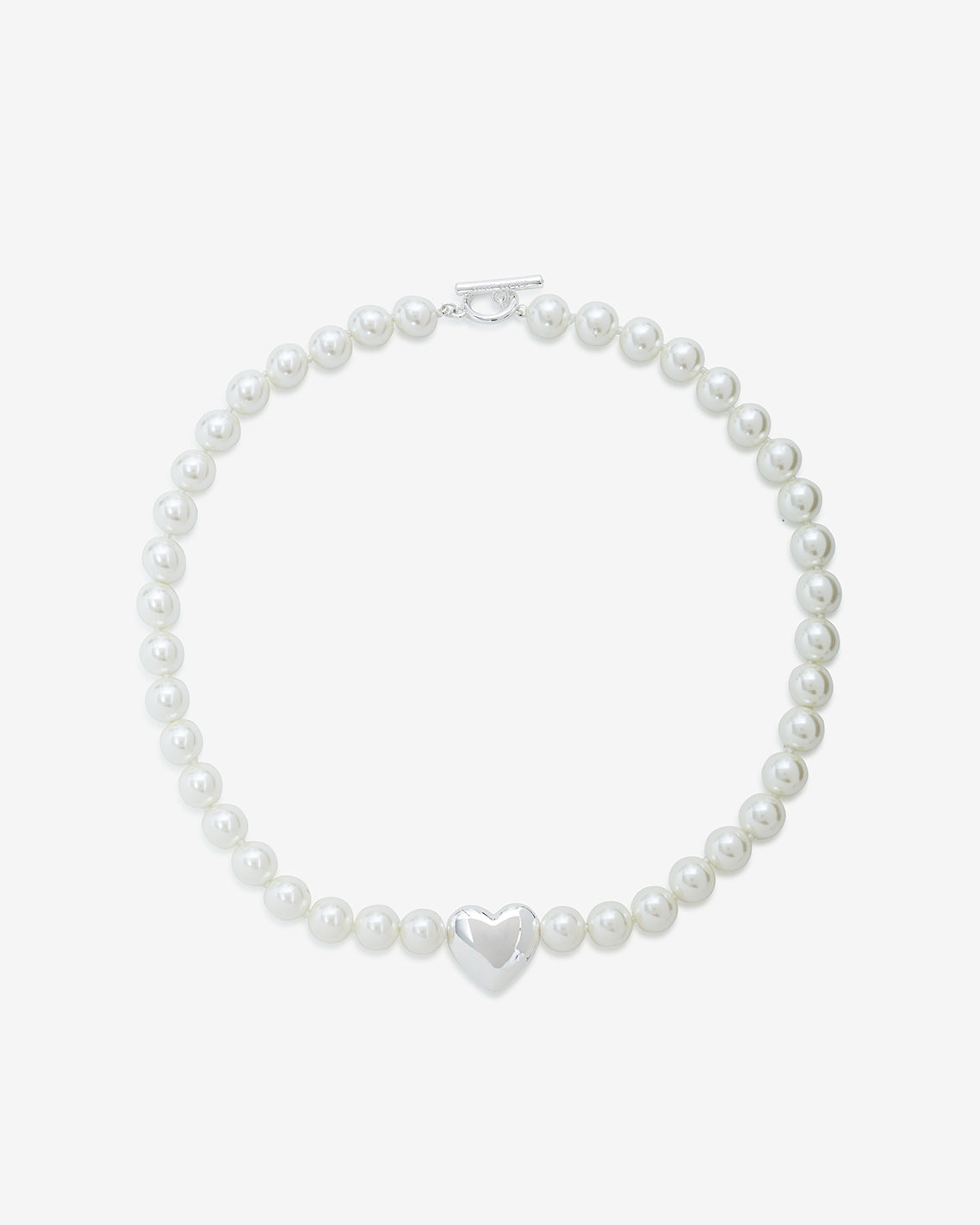 Heart Pearl Necklace
