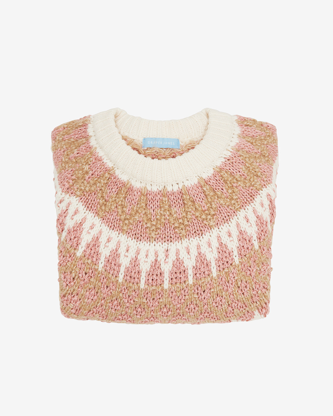 Fairisle Sweater in Magnolia White Multi