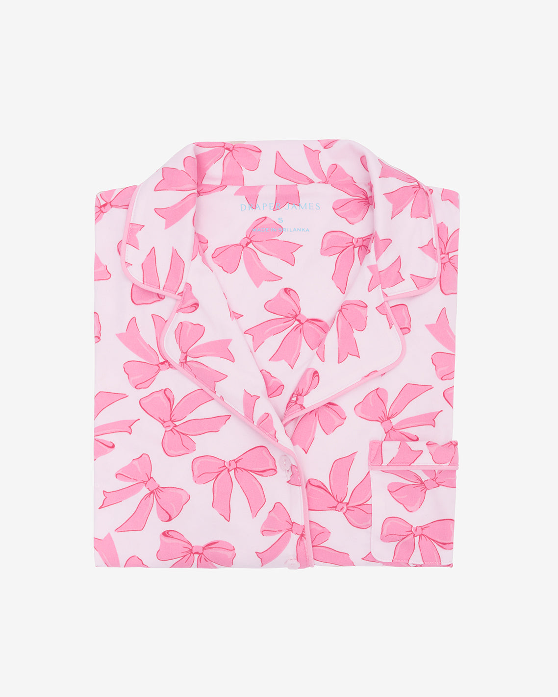 Linda Pajama Set in Be Mine Bow