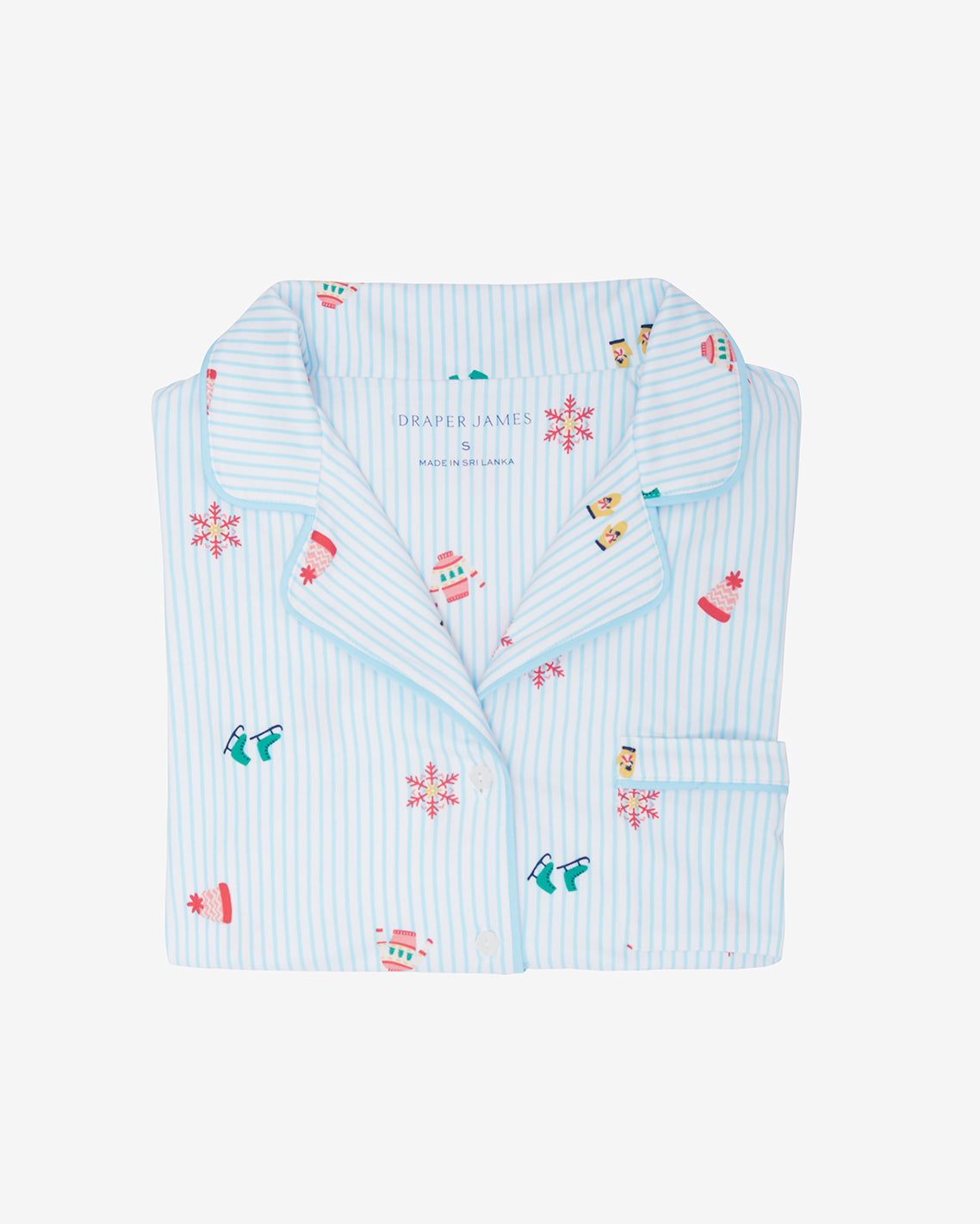 Linda Long-Sleeve Pajama Set in Winter Wonderland