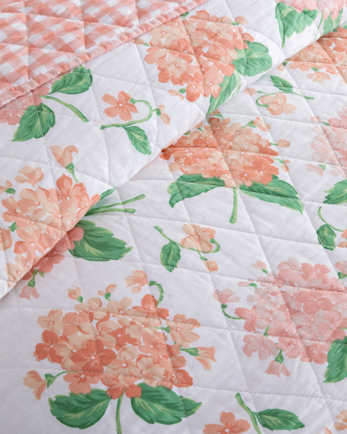Olivia Hydrangea Quilt Set