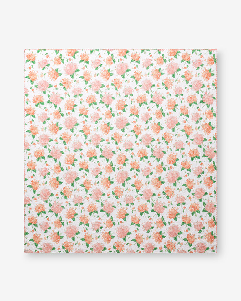 Olivia Hydrangea Quilt Set
